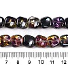 Electroplate Glass Beads Strands EGLA-N012-07Y-4