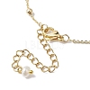 Soldered Brass Cable Chains Anklet AJEW-AN00574-4