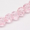 Glass Beads Strands EGLA-J042-8mm-19-3