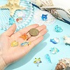 12Pcs 12 Styles Ocean Theme Transparent Resin Cartoon Pendants CRES-YW0002-75-5