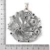 Tibetan Style Alloy Big Pendants PALLOY-D362-02AS-A-3