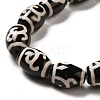 Tibetan Style dZi Beads Strands G-F726-A05-4