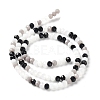 Glass Beads Strands EGLA-A034-M4mm-48-4