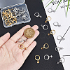 40Pcs 2 Colors 304 Stainless Steel Leverback Earring Findings STAS-UN0046-30-4