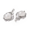 Natural Quartz Crystal Pendants G-P496-05P-21-4
