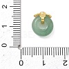Natural Green Aventurine European Beads GG-D002-02A-01G-3