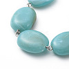 Acrylic Imitation Gemstone Beads Bracelets BJEW-JB04683-3