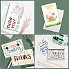 SUPERDANT Thank You Theme Cards and Paper Envelopes DIY-SD0001-01A-4