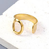 PVD Vacuum Plating 201 Stainless Steel Cuff Rings RJEW-Z032-01G-O-2