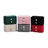 Mini Rectangle Velvet Ring Storage Boxes with Snap Buttons CON-Z009-02-1