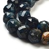 Natural Tiger Eye Dyed Beads Strands G-H028-A01-03-4