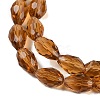 Transparent Glass Beads Strands EGLA-N013-T10mm-D16-3