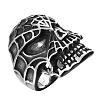 Punk Rock Style Men's 316L Surgical Stainless Steel Skull Rings RJEW-BB06628-11-2