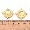 304 Stainless Steel Pendant Cabochon Settings STAS-T065-93G-3