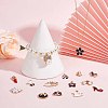 SUNNYCLUE 40Pcs 20 Style Light Gold Alloy Enamel Pendants ENAM-SC0002-26-5