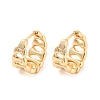 Brass Hoop Earrings EJEW-G363-13KCG-1
