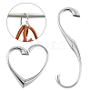 SUPERFINDINGS Zinc Alloy Twister Clasps FIND-FH0005-27-1