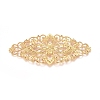 Brass Filigree Joiners KK-G368-01G-1