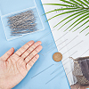 200Pcs 304 Stainless Steel Flat Head Pins STAS-UN0047-88-4