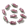 Handmade Printed Porcelain Beads PORC-E015-17H-1