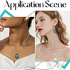 20Pcs 10 Styles Bohemia Styles Alloy & Acrylic Pendants FIND-SC0022-80-5