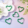 5Pcs Zinc Alloy Spring Gate Rings FIND-TA0009-73E-5