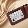 Rectangle 201 Stainless Steel Blank Thermal Transfer Wallet Card DIY-WH0252-011-6