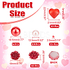 Valentine's Day Themed Acrylic Desktop Decorative Ornaments OACR-WH0042-01C-2