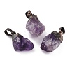 Rough Raw Natural Fluorite Pendants G-B012-07R-1