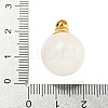 Natural Quartz Crystal Perfume Bottle Pendants G-K338-22G-03-3