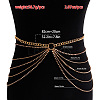 Alloy Crystal Rhinestone Tassel Multi-Layered Waist Chains for Women FS-WG9E8DF-01-5
