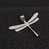 Boy Jewelry Original Color 201 Stainless Steel Dragonfly Pendants STAS-I032-210-2