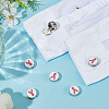 3 Pairs Alloy Cufflinks BUTT-ME0001-13-5