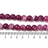 Natural Striped Agate/Banded Agate Beads Strands G-Z060-A01-C06-5