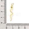 Brass Micro Pave Cubic Zirconia Pendants KK-V007-007P-03-3
