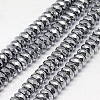 Electroplate Non-magnetic Synthetic Hematite Beads Strands X-G-J160-D-01-1