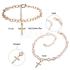 Alloy Charm Bracelets BJEW-P177-02B-7