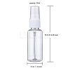 30ml Transparent PET Plastic Refillable Spray Bottle X1-MRMJ-WH0032-01A-2