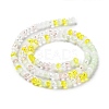 Glass Beads Strands EGLA-A034-M4mm-45-5