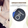 80 Set 8 Styles Tibetan Style Alloy Toggle Clasps TIBE-CJ0001-21-7