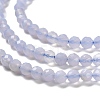 Natural Blue Lace Agate Beads Strands G-Z074-A01-02-3
