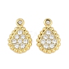 Alloy Rhinestone Pendants FIND-M018-22G-1