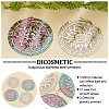 DICOSMETIC 40Pcs 2 Colors 201 Stainless Steel Filigree Pendants STAS-DC0010-92-4