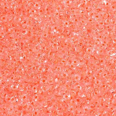 8/0 Inside Colours Transparent Glass Seed Beads SEED-T007-06H-1