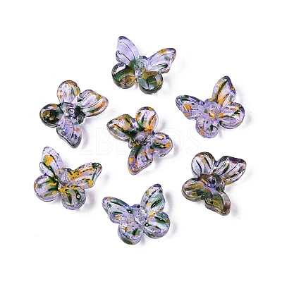Picasso Transparent Glass Beads SEED-N012-06D-1