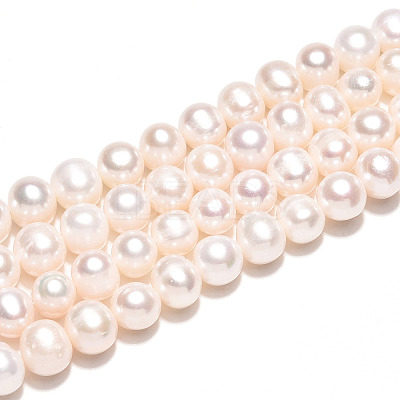 Natural Cultured Freshwater Pearl Beads Strands PEAR-N013-07Q-1
