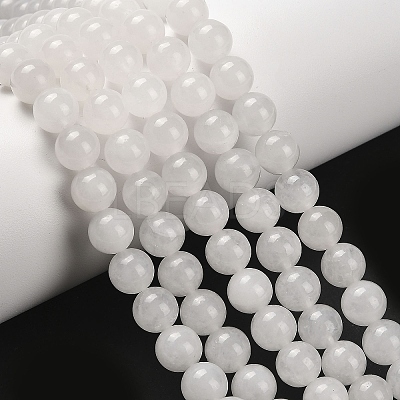 Natural Malaysia Jade Bead Strands X-G-A146-8mm-A29-1