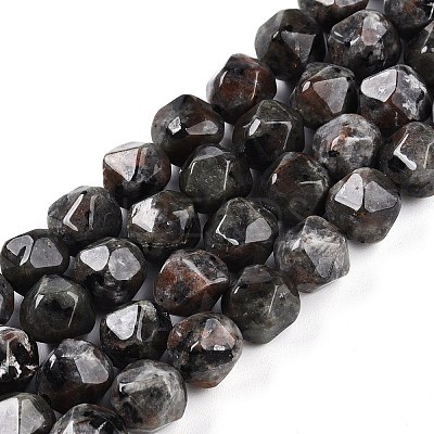 Natural Fluorescent Syenite Rock(Glow under UV Light) Beads Strands G-T141-02A-1