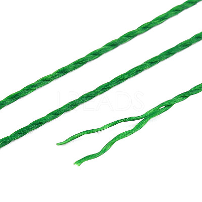 2-Ply Round Waxed Cotton Thread Cords YC-T004-01A-18-1