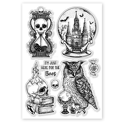 Custom PVC Plastic Clear Stamps DIY-WH0448-0382-1